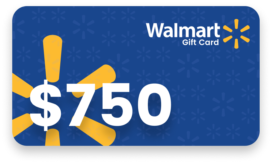 $750 Walmart Gift Card